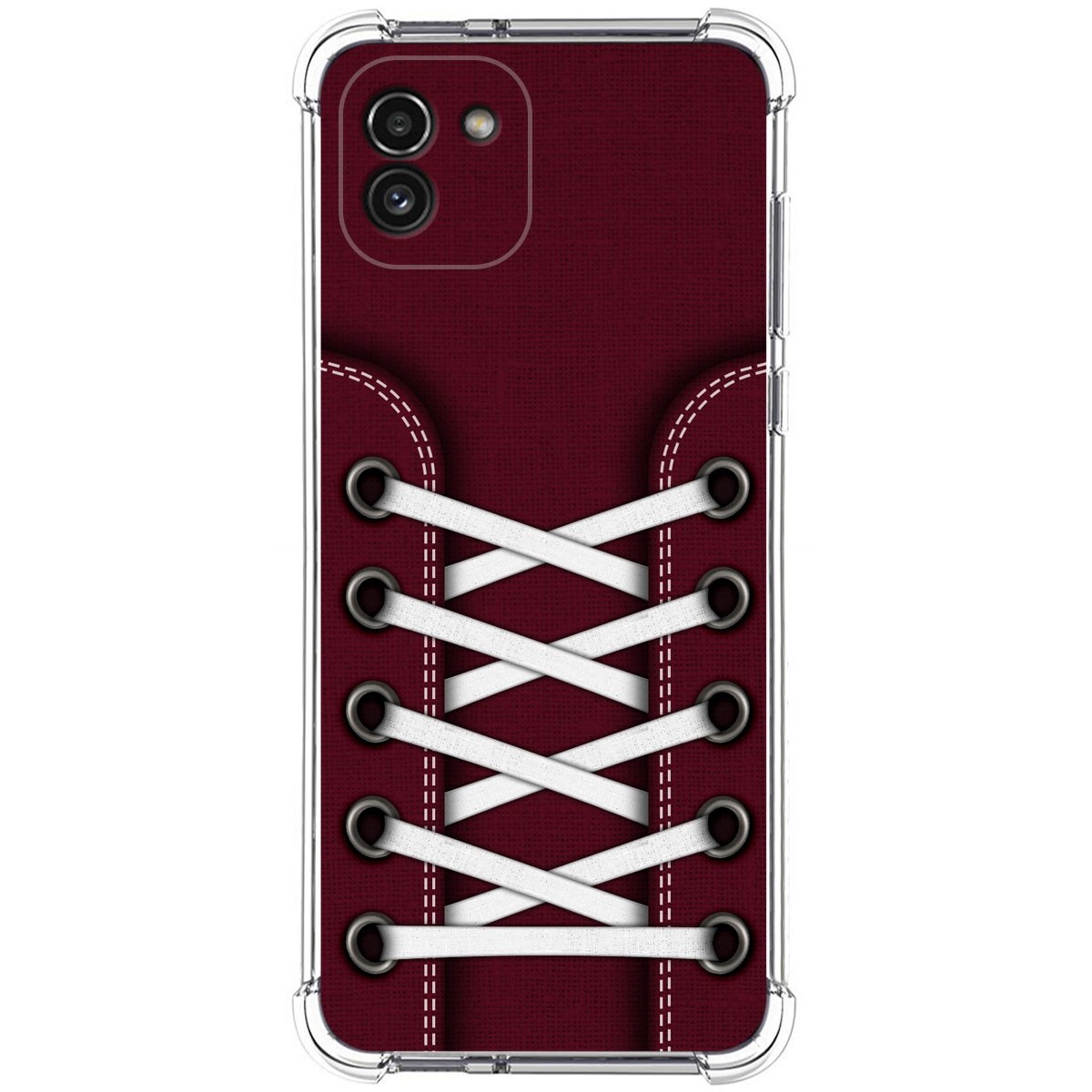 Funda Silicona Antigolpes para Samsung Galaxy A03 diseño Zapatillas 17 Dibujos