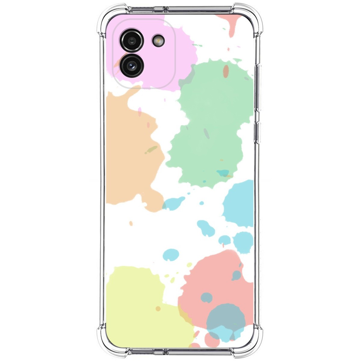 Funda Silicona Antigolpes para Samsung Galaxy A03 diseño Acuarela 05 Dibujos
