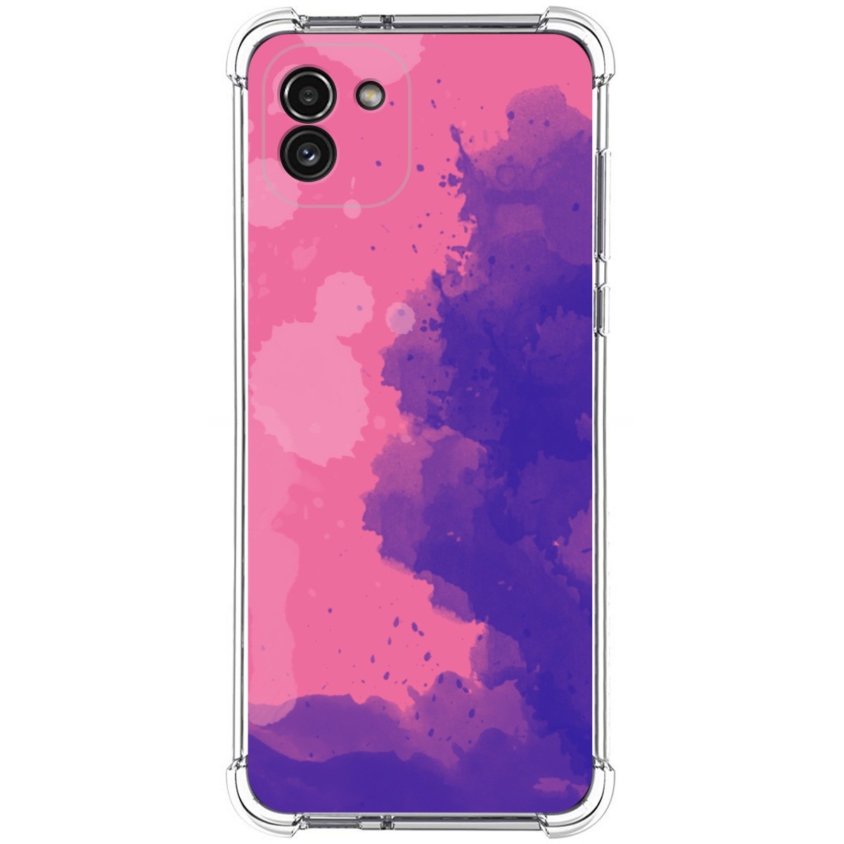 Funda Silicona Antigolpes para Samsung Galaxy A03 diseño Acuarela 07 Dibujos