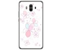 Funda Gel Tpu para Huawei Mate 10  Diseño Flores Minimal Dibujos