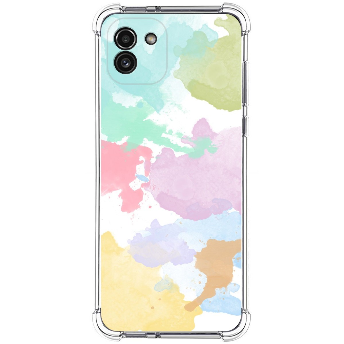 Funda Silicona Antigolpes para Samsung Galaxy A03 diseño Acuarela 11 Dibujos