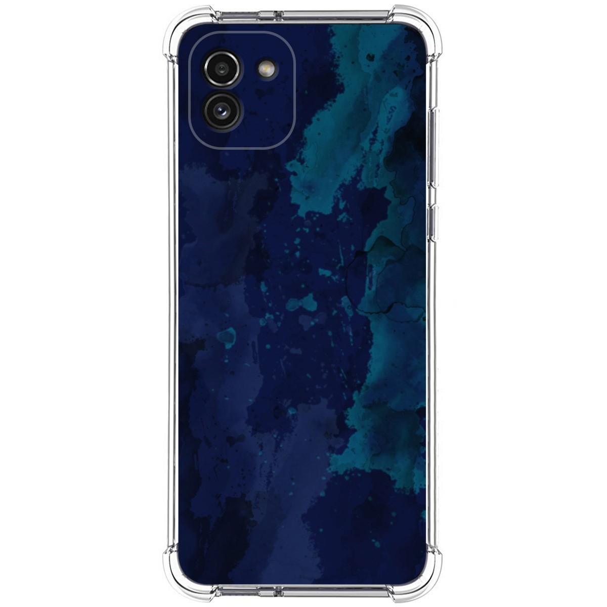 Funda Silicona Antigolpes para Samsung Galaxy A03 diseño Acuarela 13 Dibujos