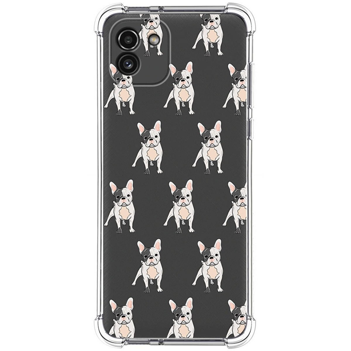 Funda Silicona Antigolpes para Samsung Galaxy A03 diseño Perros 12 Dibujos
