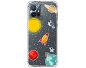 Funda Silicona Antigolpes para Vivo Y55 5G diseño Espacio Dibujos