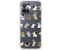 Funda Silicona Antigolpes para Vivo Y55 5G diseño Perros Dibujos