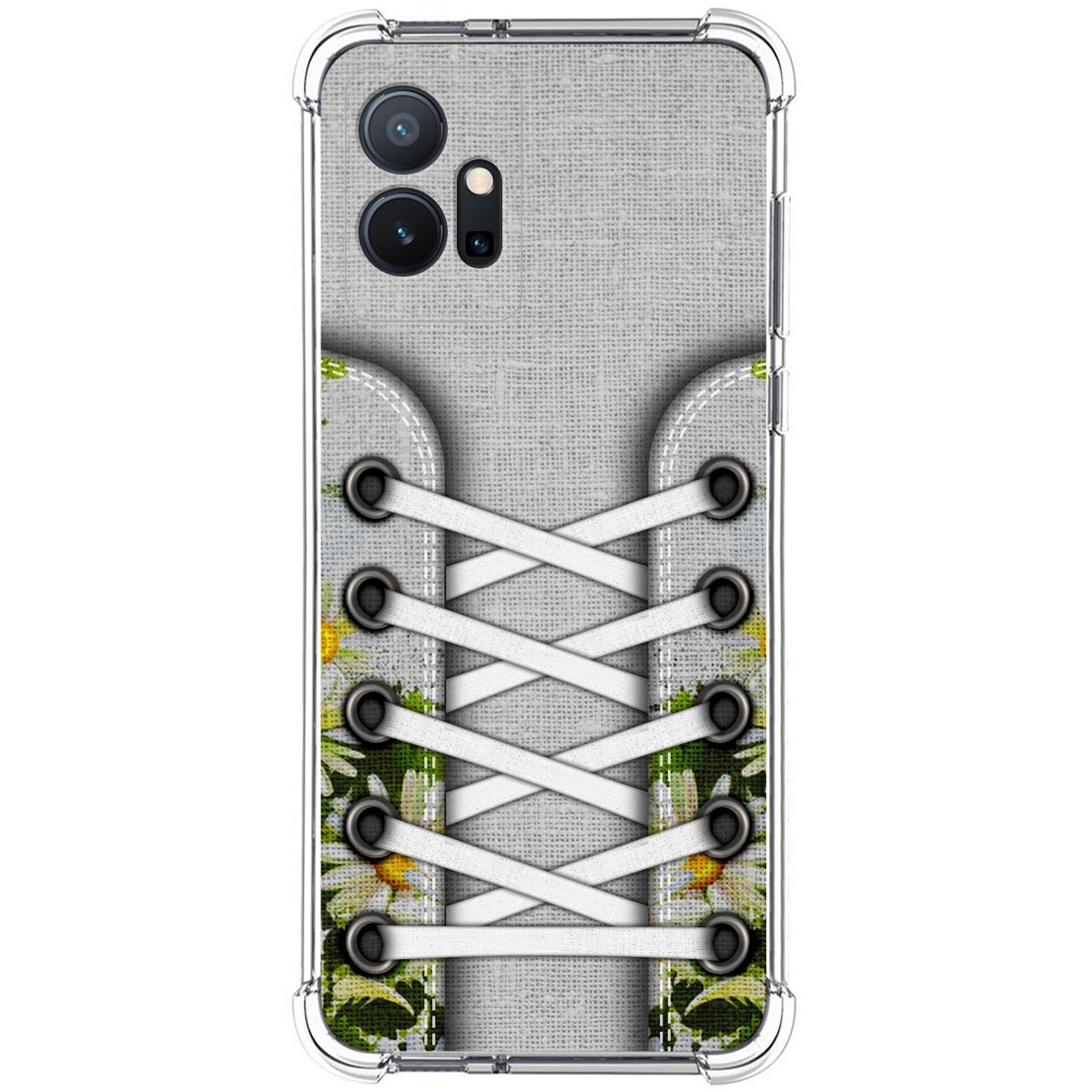 Funda Silicona Antigolpes para Vivo Y55 5G diseño Zapatillas 08 Dibujos