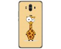 Funda Gel Tpu para Huawei Mate 10  Diseño Jirafa Dibujos