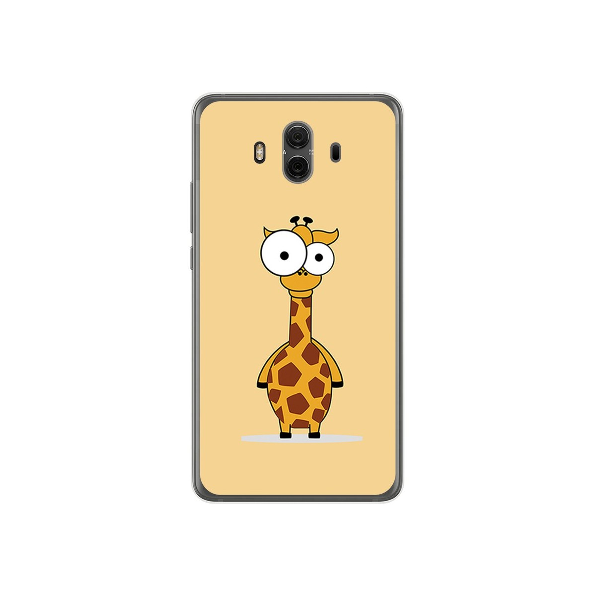 Funda Gel Tpu para Huawei Mate 10  Diseño Jirafa Dibujos