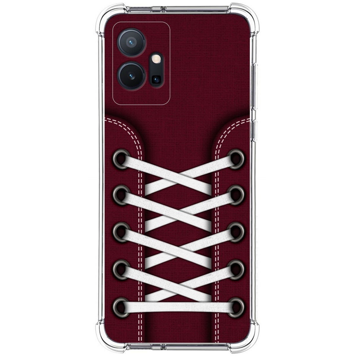 Funda Silicona Antigolpes para Vivo Y55 5G diseño Zapatillas 17 Dibujos