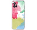 Funda Silicona Antigolpes para Vivo Y55 5G diseño Acuarela 02 Dibujos