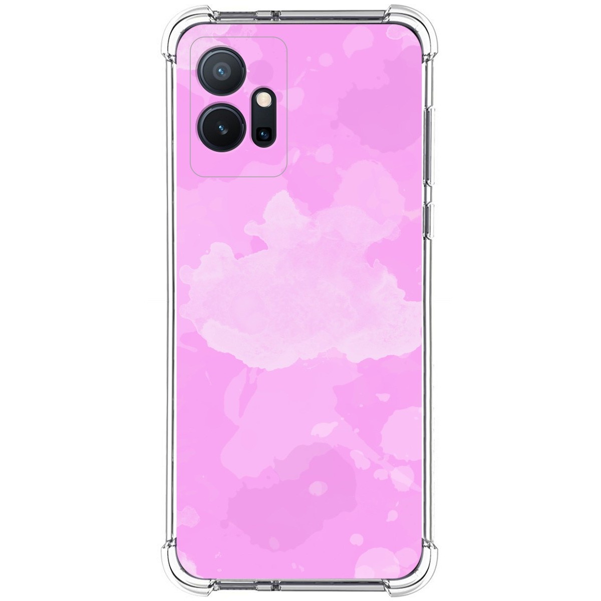Funda Silicona Antigolpes para Vivo Y55 5G diseño Acuarela 04 Dibujos