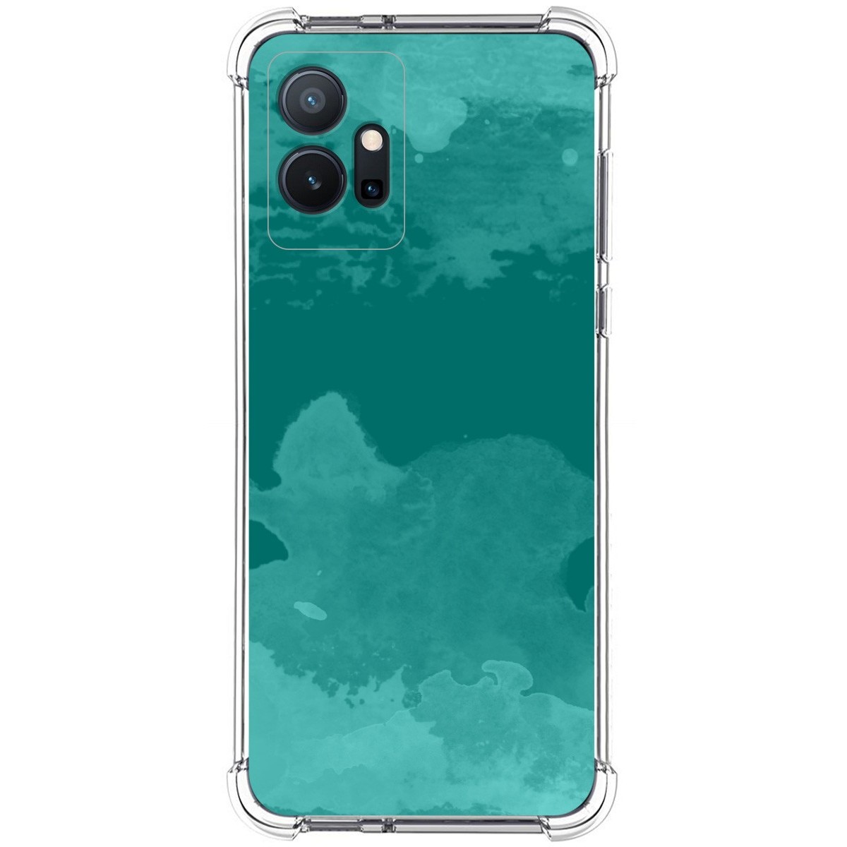 Funda Silicona Antigolpes para Vivo Y55 5G diseño Acuarela 06 Dibujos