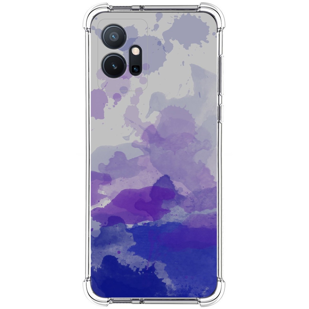 Funda Silicona Antigolpes para Vivo Y55 5G diseño Acuarela 09 Dibujos