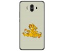 Funda Gel Tpu para Huawei Mate 10  Diseño Leones Dibujos