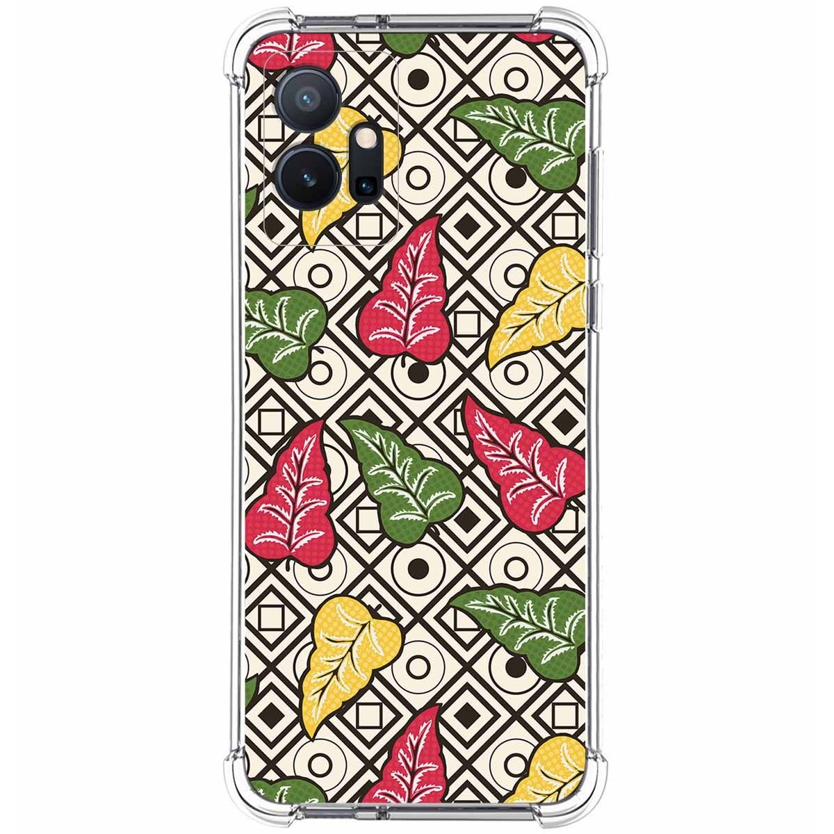 Funda Silicona Antigolpes para Vivo Y55 5G diseño Flores 11 Dibujos