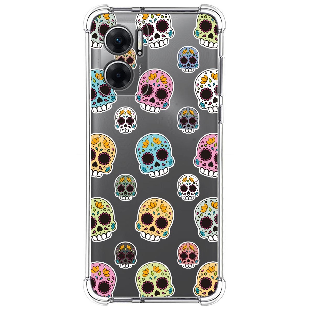 Funda Silicona Antigolpes para Xiaomi Redmi 10 5G diseño Catrina Dibujos