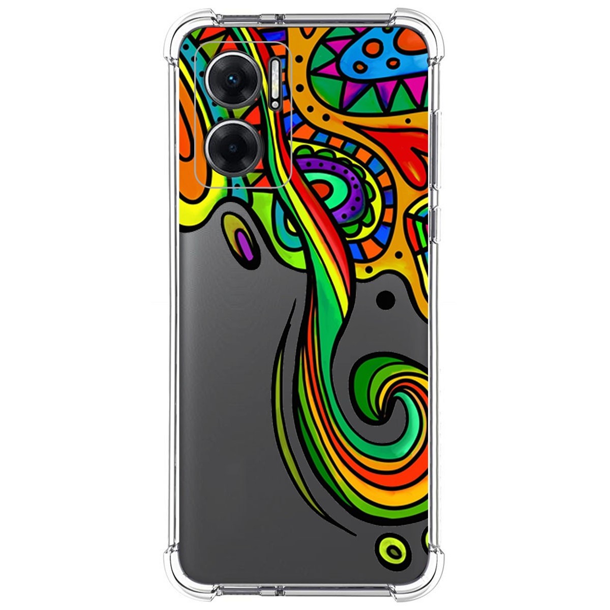Funda Silicona Antigolpes para Xiaomi Redmi 10 5G diseño Colores Dibujos