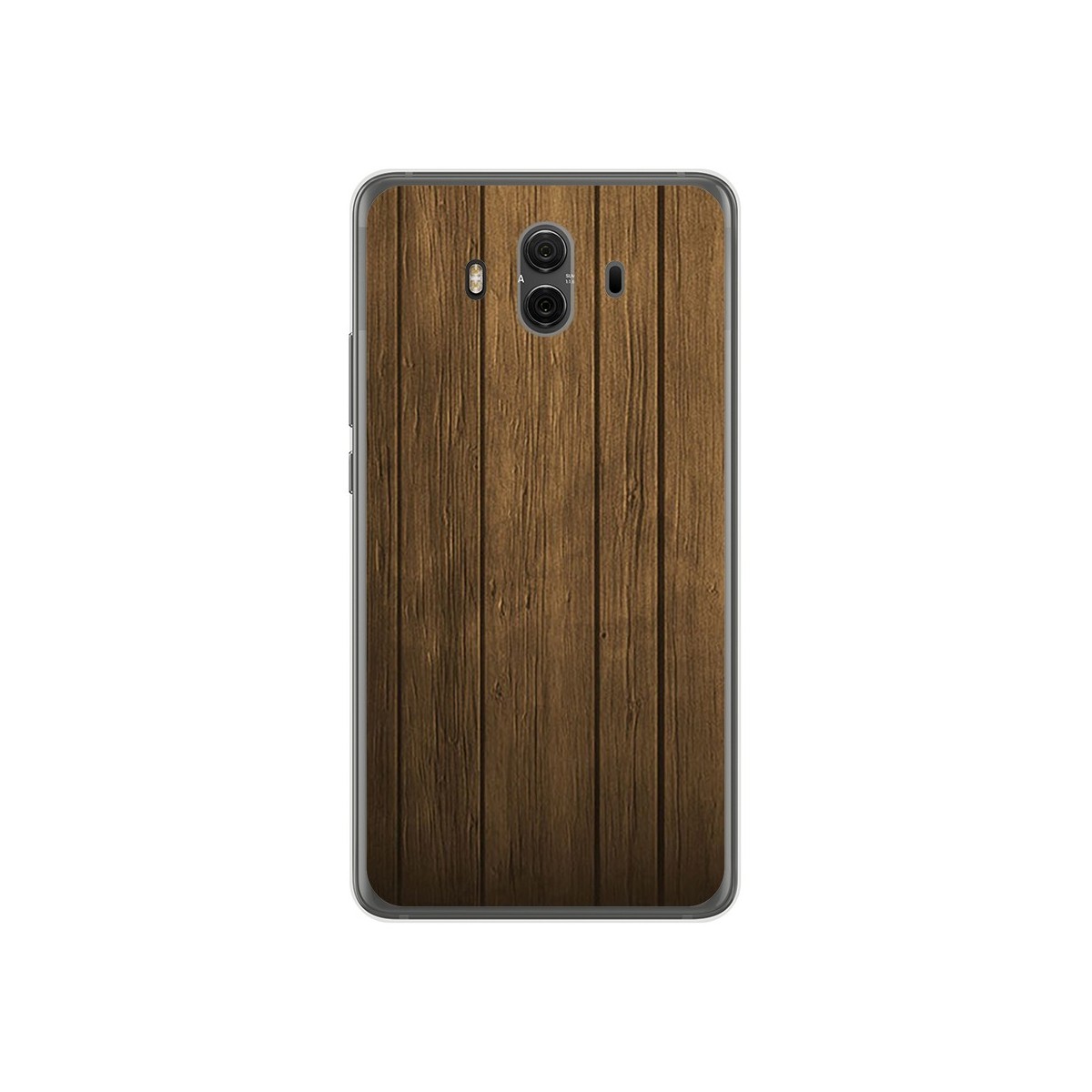 Funda Gel Tpu para Huawei Mate 10  Diseño Madera Dibujos