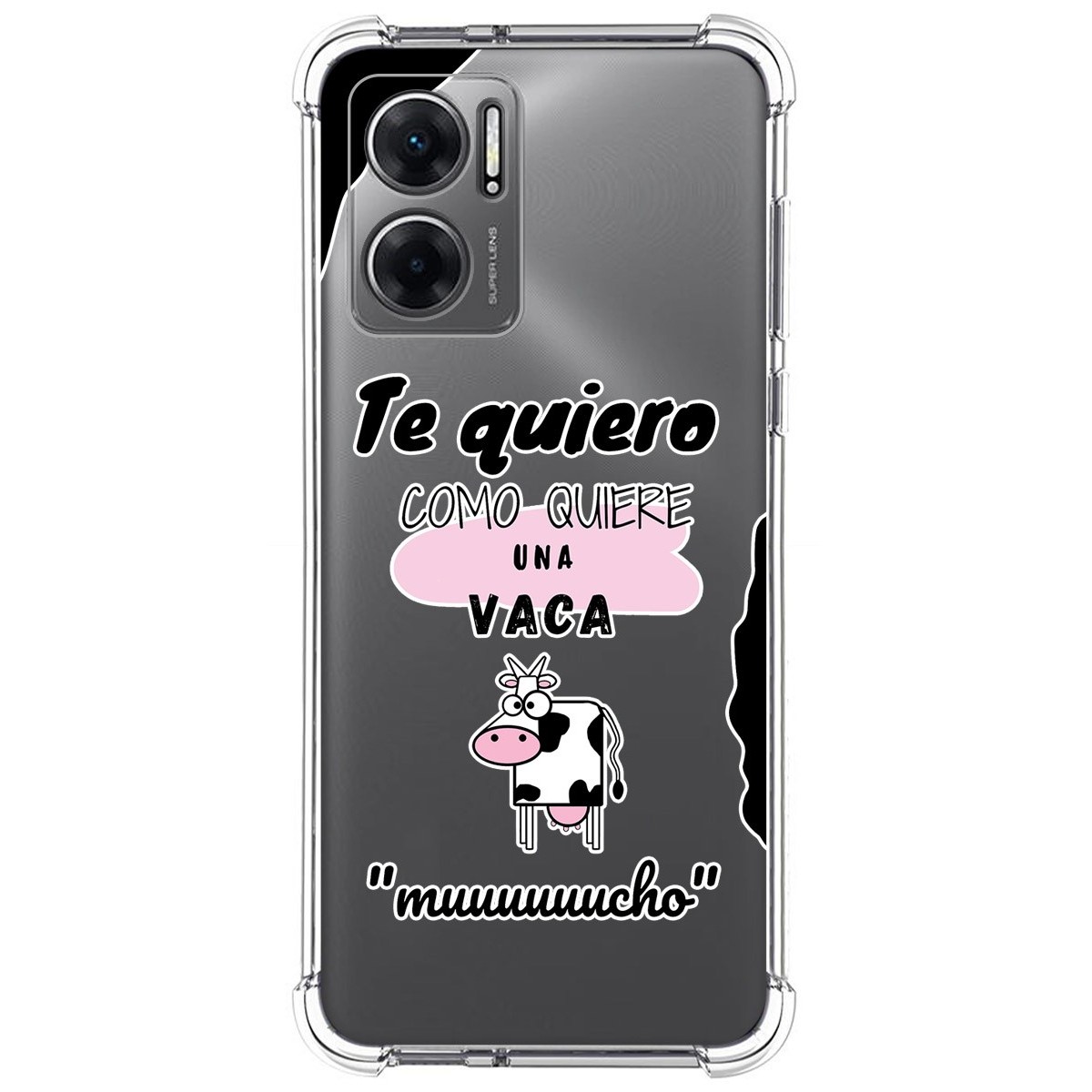 Funda Silicona Antigolpes para Xiaomi Redmi 10 5G diseño Vaca Dibujos
