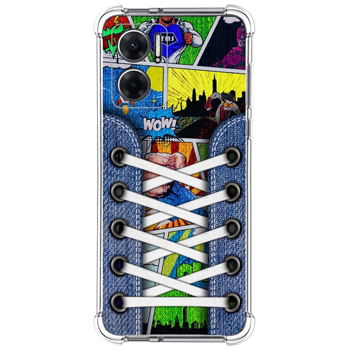 Funda Silicona Antigolpes para Xiaomi Redmi 10 5G diseño Zapatillas 14 Dibujos