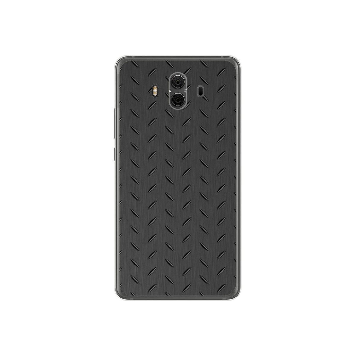 Funda Gel Tpu para Huawei Mate 10  Diseño Metal Dibujos