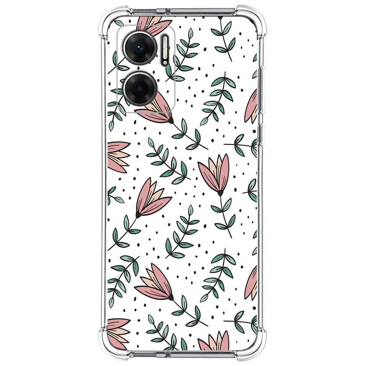 Funda Silicona Antigolpes para Xiaomi Redmi 10 5G diseño Flores 01 Dibujos