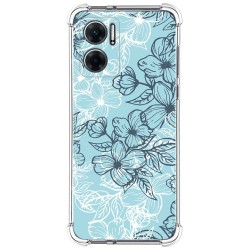 Funda Silicona Antigolpes para Xiaomi Redmi 10 5G diseño Flores 03 Dibujos