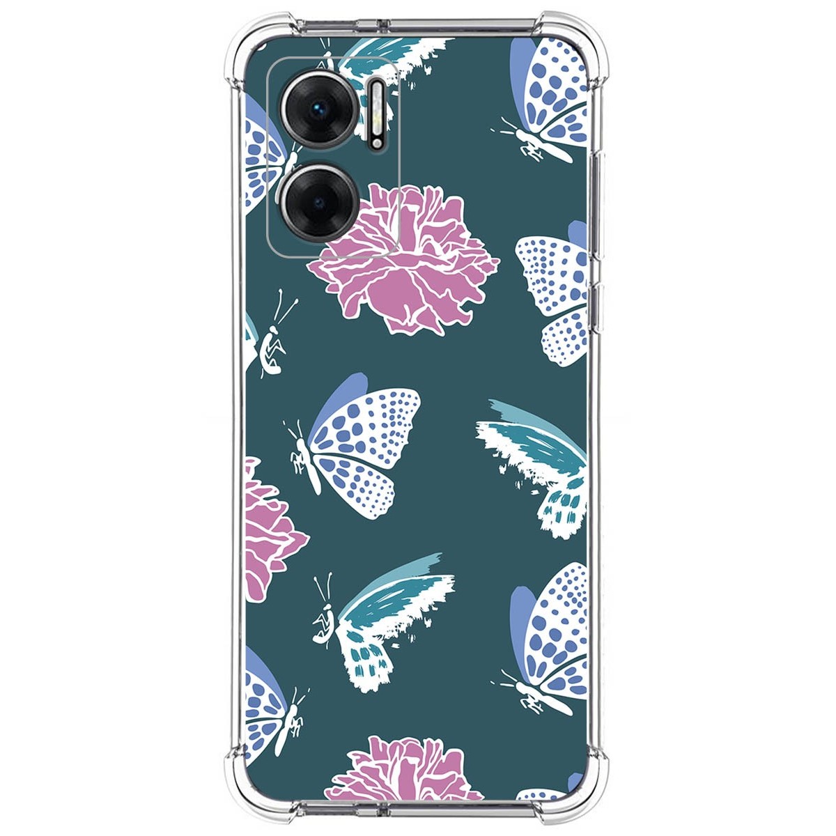 Funda Silicona Antigolpes para Xiaomi Redmi 10 5G diseño Flores 10 Dibujos