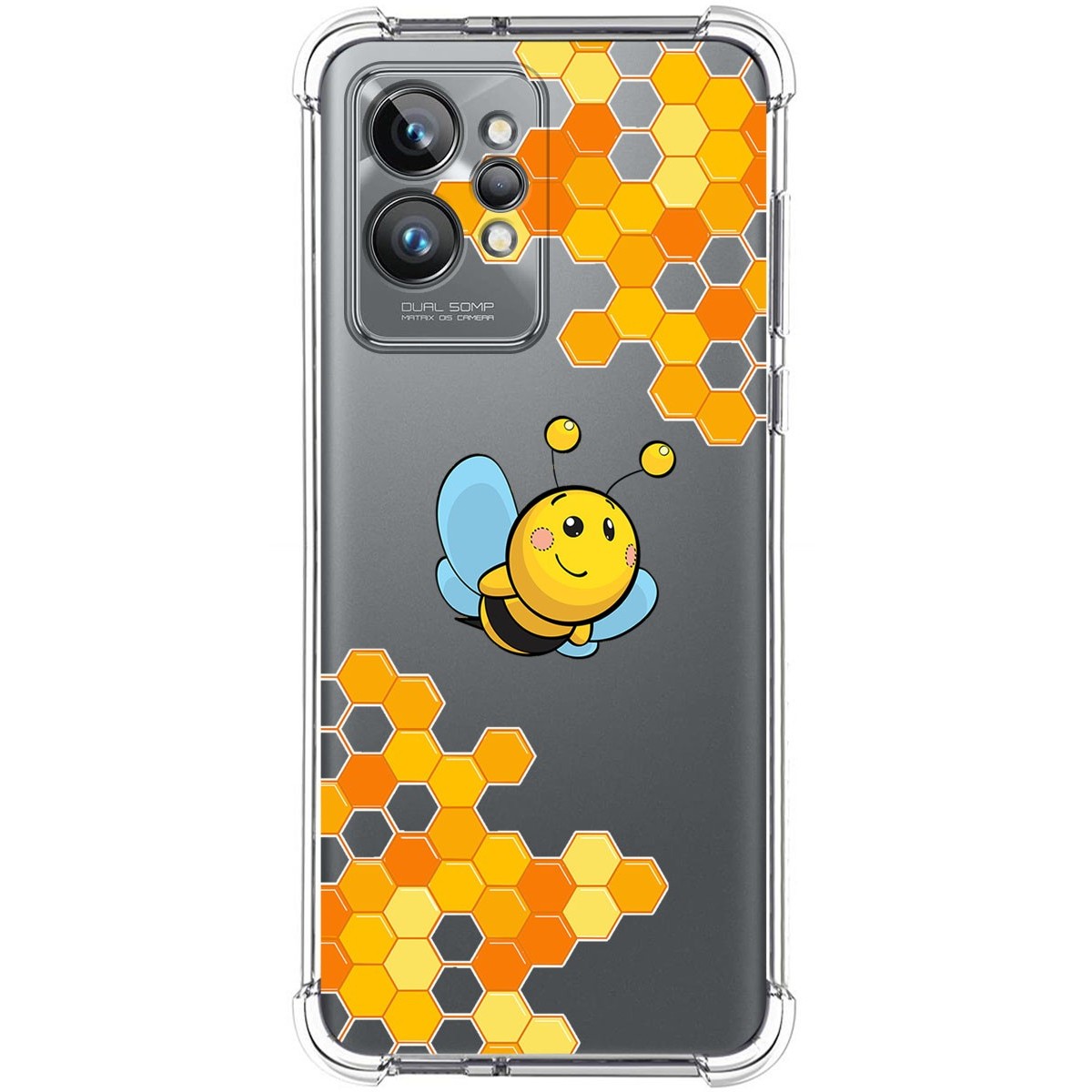 Funda Silicona Antigolpes para Realme GT 2 Pro 5G diseño Abeja Dibujos