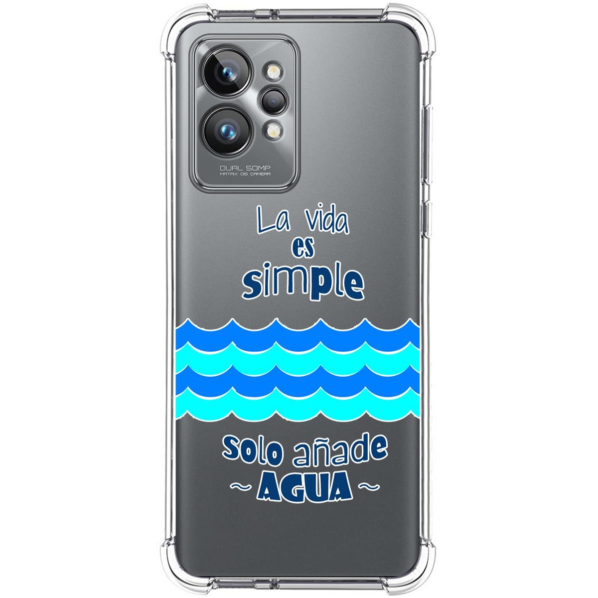 Funda Silicona Antigolpes para Realme GT 2 Pro 5G diseño Agua Dibujos
