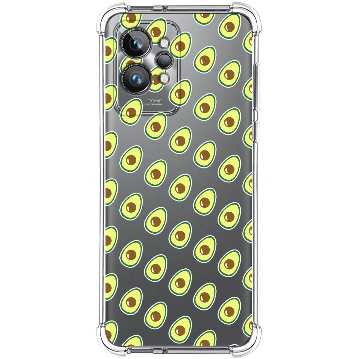 Funda Silicona Antigolpes para Realme GT 2 Pro 5G diseño Aguacate Dibujos