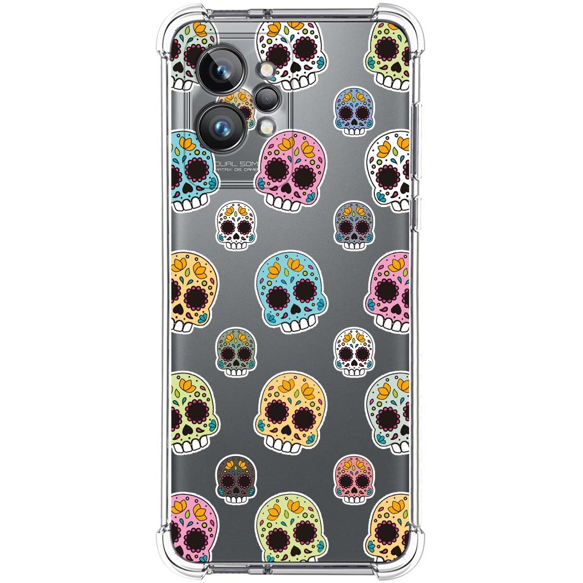 Funda Silicona Antigolpes para Realme GT 2 Pro 5G diseño Catrina Dibujos