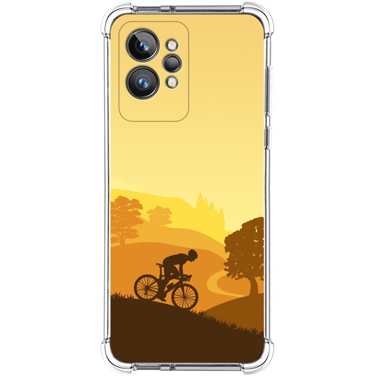 Funda Silicona Antigolpes para Realme GT 2 Pro 5G diseño Ciclista Dibujos