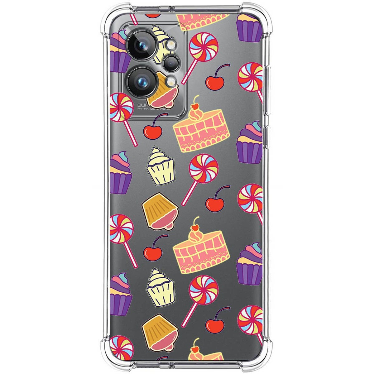 Funda Silicona Antigolpes para Realme GT 2 Pro 5G diseño Dulces 01 Dibujos