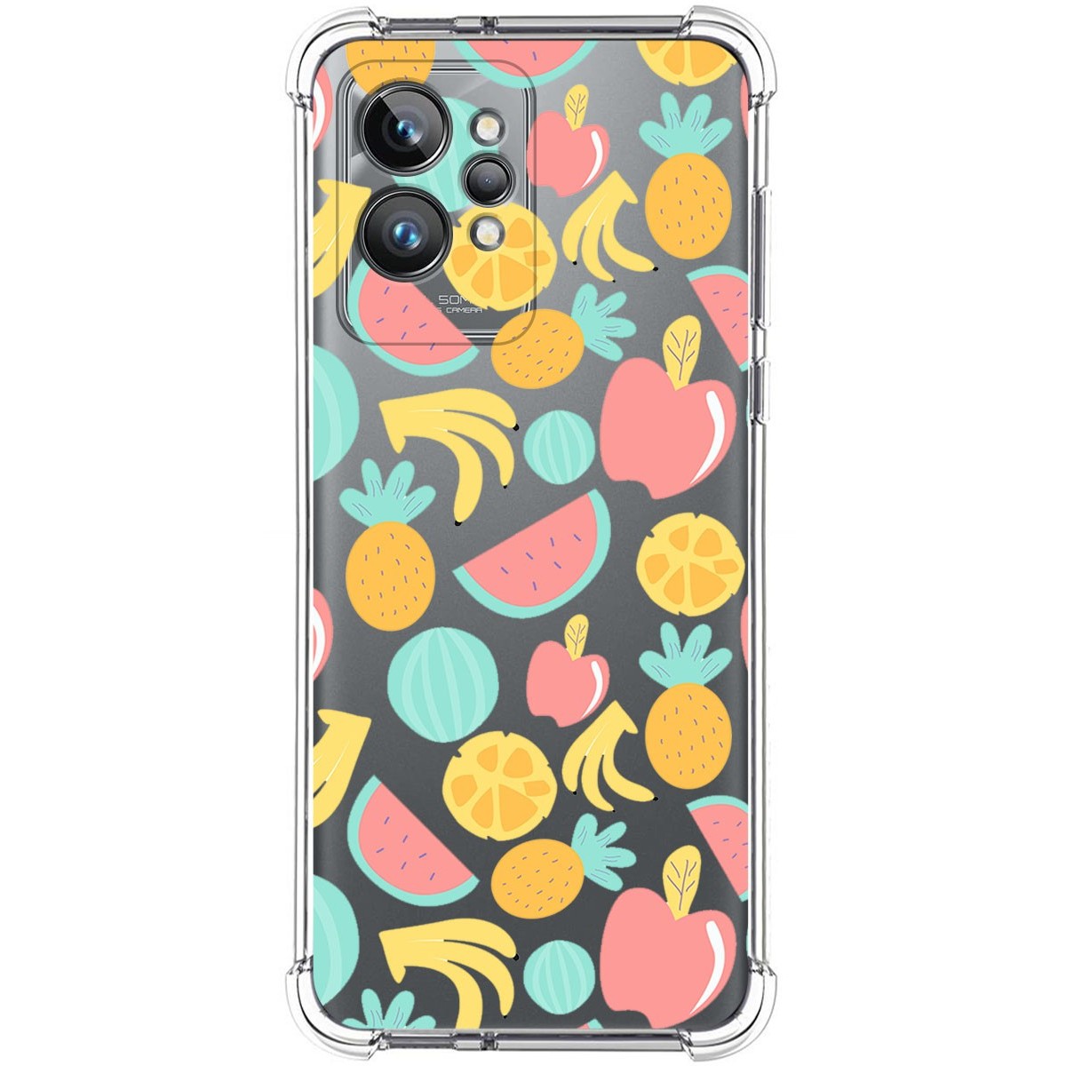 Funda Silicona Antigolpes para Realme GT 2 Pro 5G diseño Frutas 02 Dibujos
