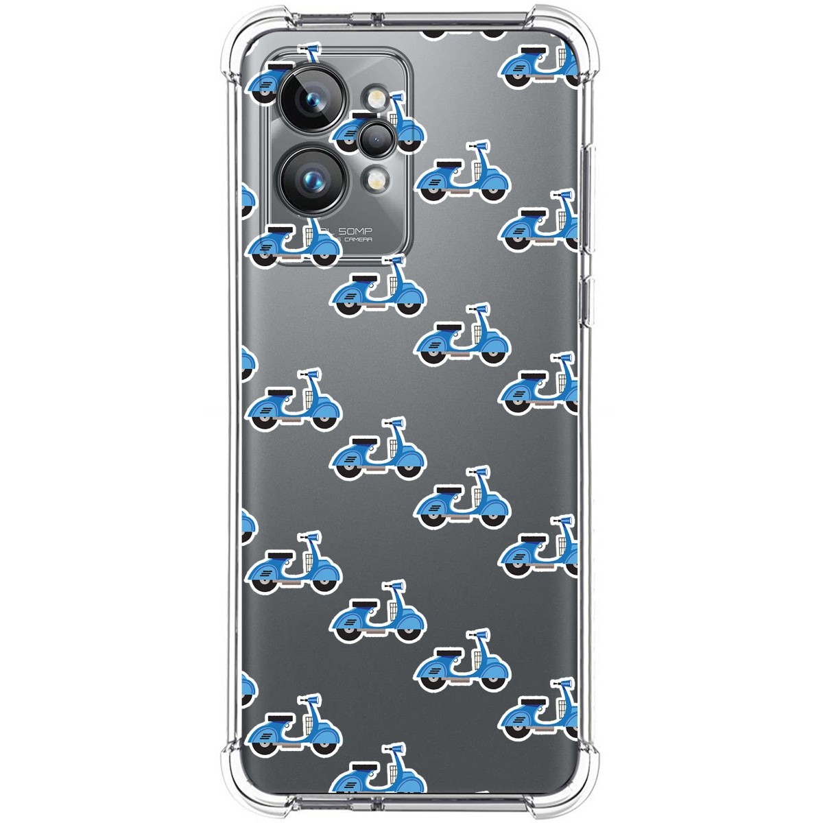 Funda Silicona Antigolpes para Realme GT 2 Pro 5G diseño Scooter Dibujos