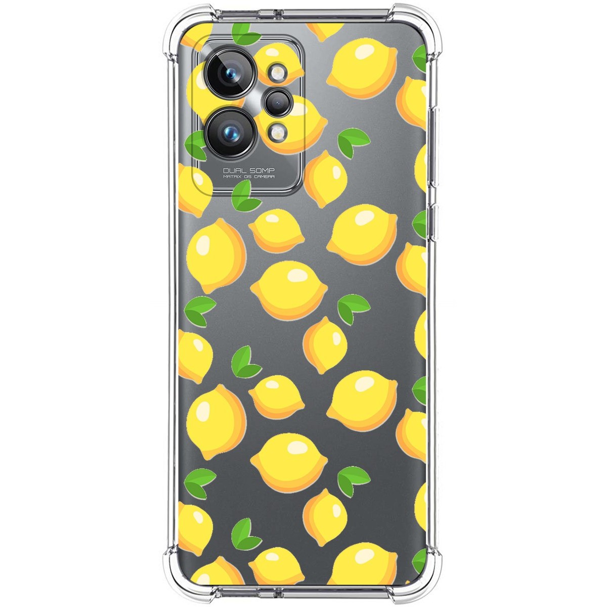 Funda Silicona Antigolpes para Realme GT 2 Pro 5G diseño Limones Dibujos
