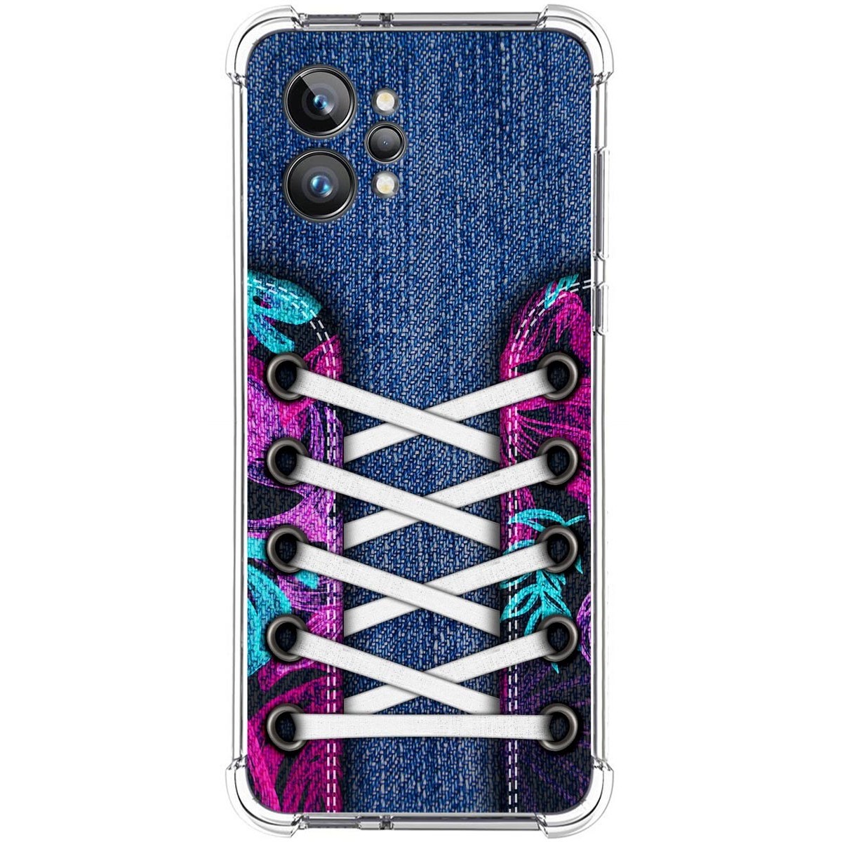 Funda Silicona Antigolpes para Realme GT 2 Pro 5G diseño Zapatillas 06 Dibujos
