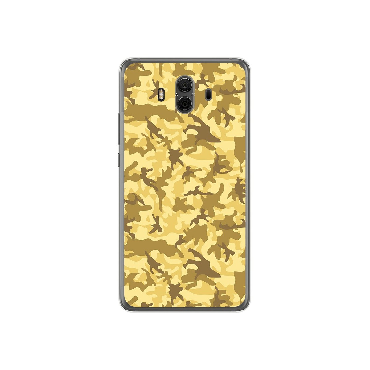 Funda Gel Tpu para Huawei Mate 10  Diseño Sand Camuflaje Dibujos