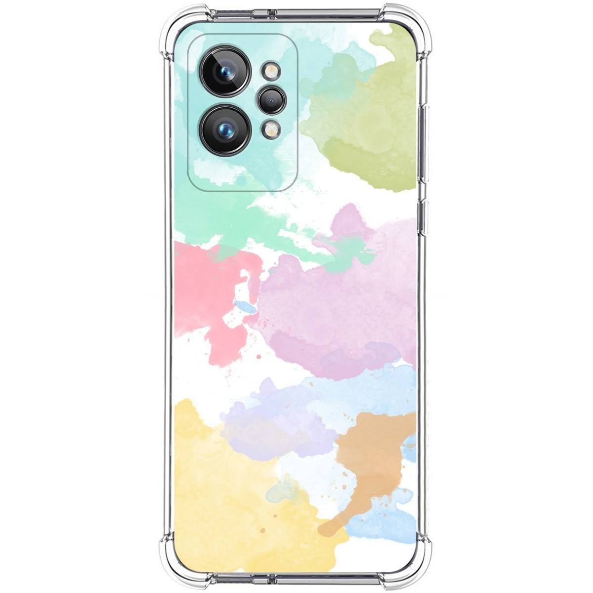 Funda Silicona Antigolpes para Realme GT 2 Pro 5G diseño Acuarela 11 Dibujos