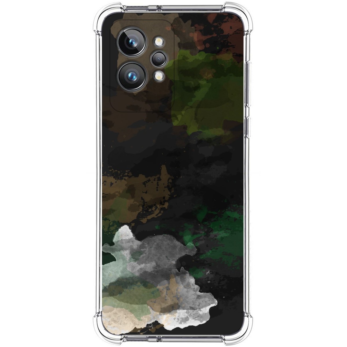 Funda Silicona Antigolpes para Realme GT 2 Pro 5G diseño Acuarela 12 Dibujos