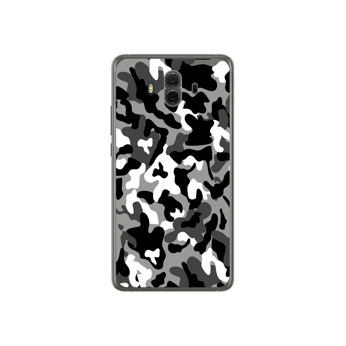Funda Gel Tpu para Huawei Mate 10  Diseño Snow Camuflaje Dibujos