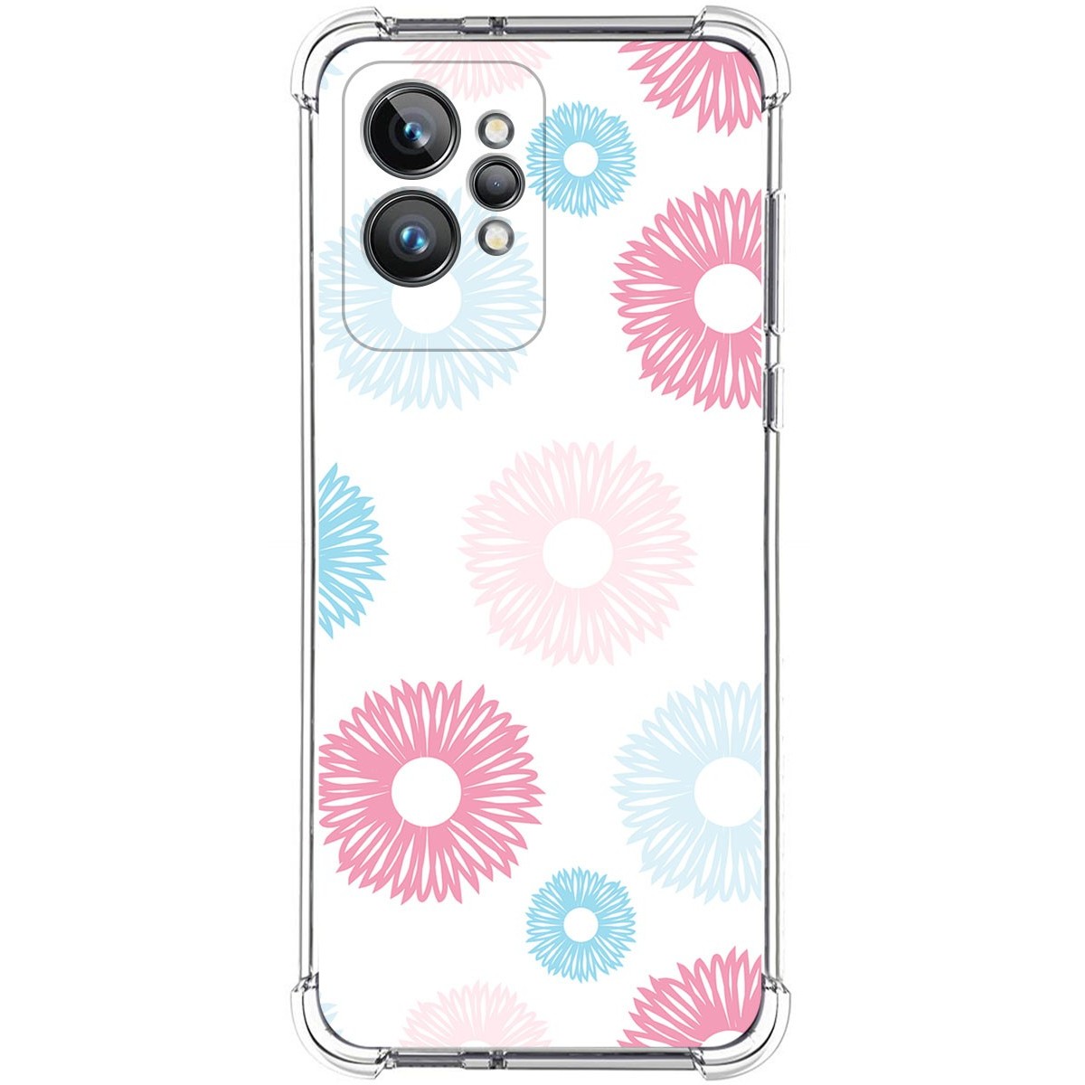 Funda Silicona Antigolpes para Realme GT 2 Pro 5G diseño Flores 06 Dibujos