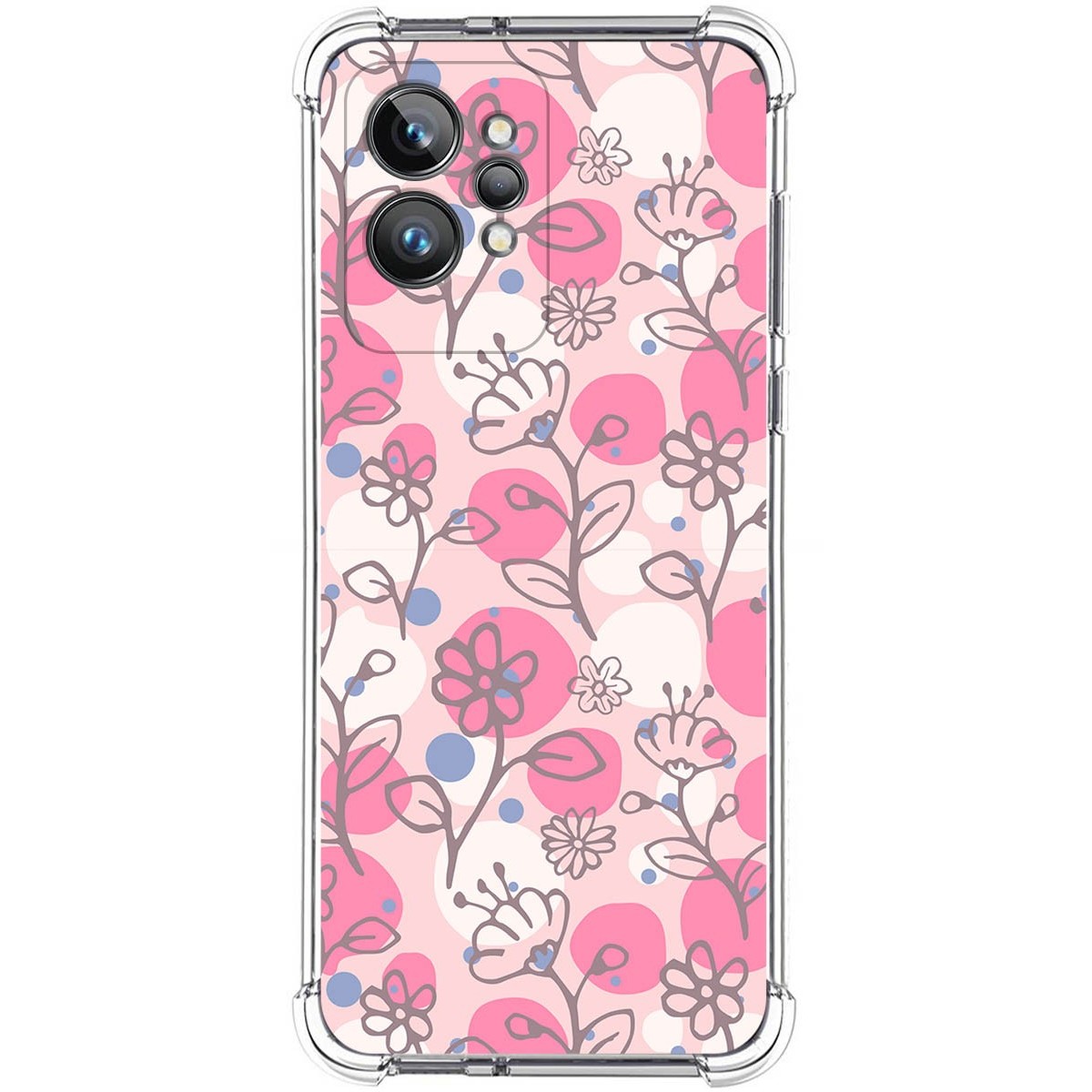 Funda Silicona Antigolpes para Realme GT 2 Pro 5G diseño Flores 07 Dibujos