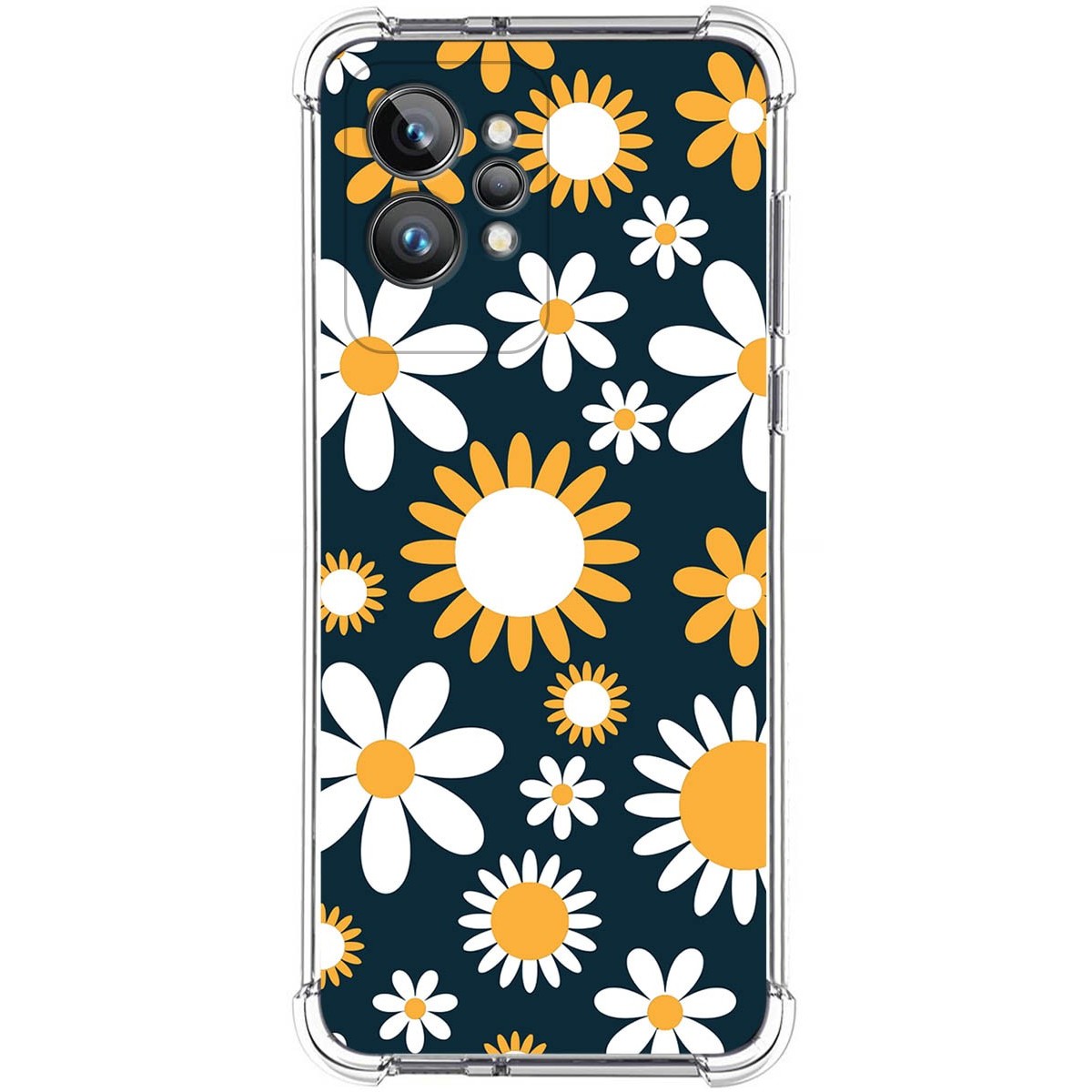 Funda Silicona Antigolpes para Realme GT 2 Pro 5G diseño Flores 08 Dibujos