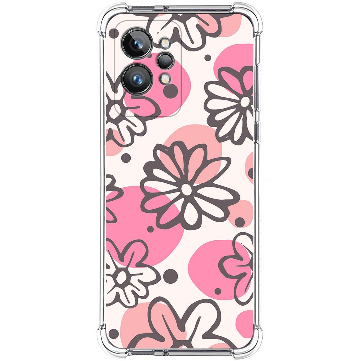 Funda Silicona Antigolpes para Realme GT 2 Pro 5G diseño Flores 09 Dibujos