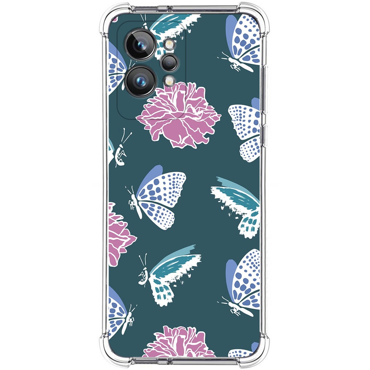 Funda Silicona Antigolpes para Realme GT 2 Pro 5G diseño Flores 10 Dibujos