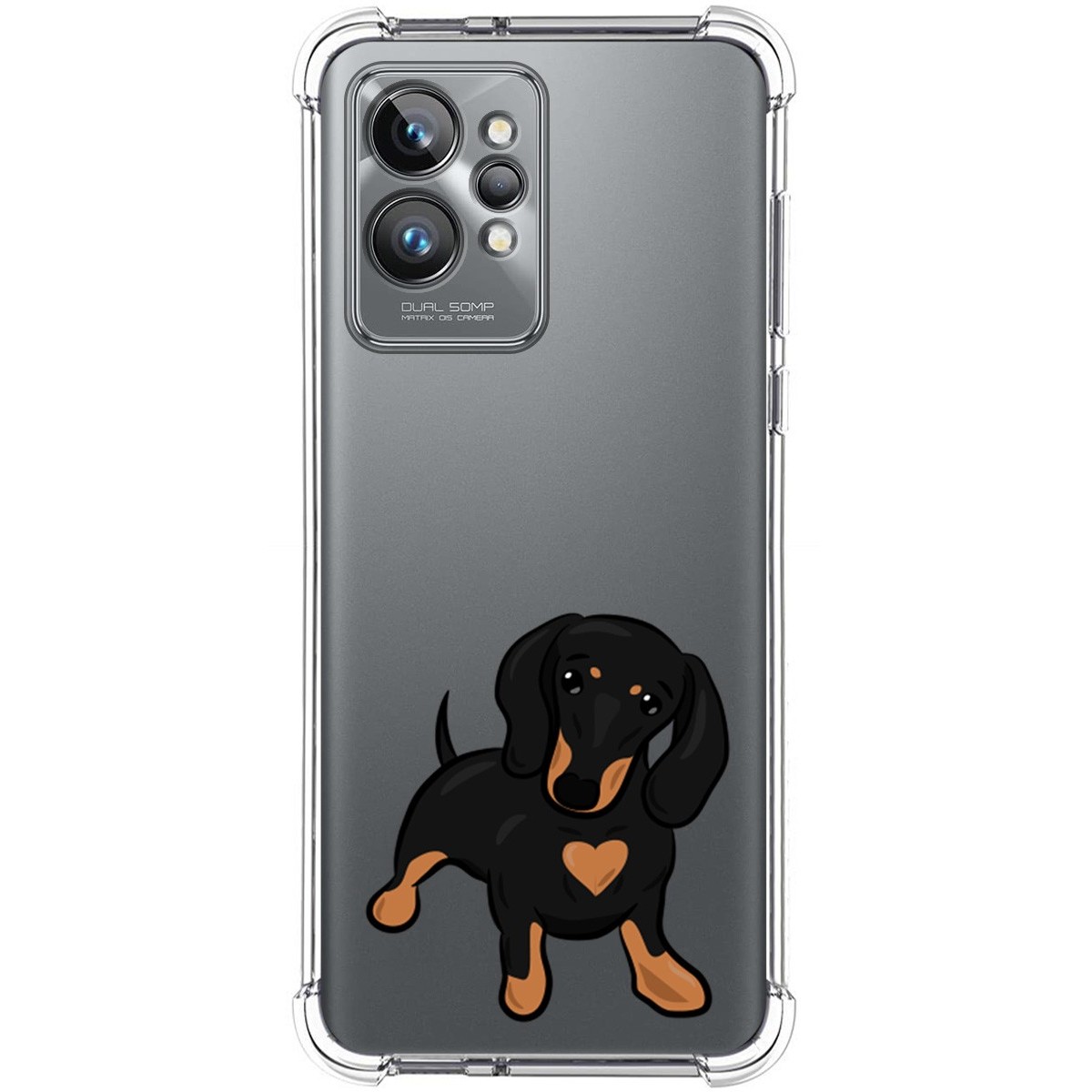 Funda Silicona Antigolpes para Realme GT 2 Pro 5G diseño Perros 04 Dibujos