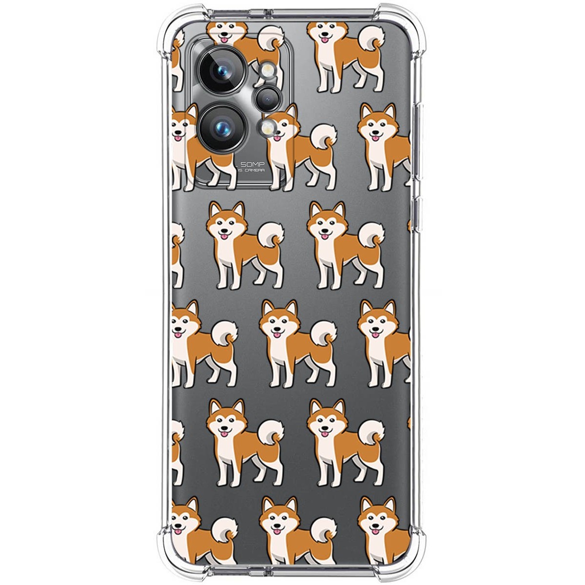 Funda Silicona Antigolpes para Realme GT 2 Pro 5G diseño Perros 08 Dibujos