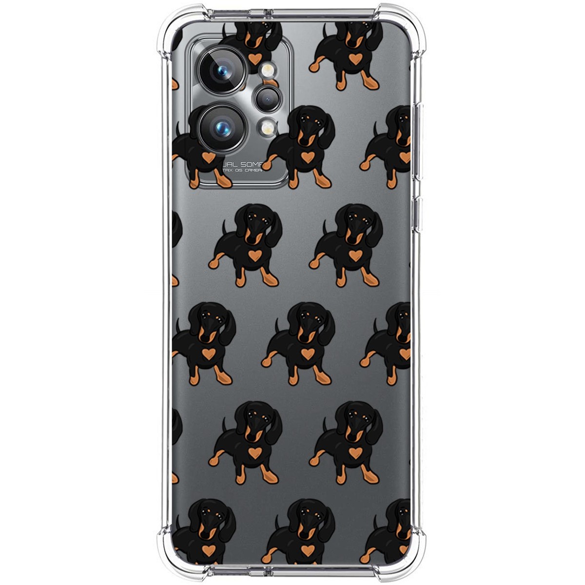 Funda Silicona Antigolpes para Realme GT 2 Pro 5G diseño Perros 10 Dibujos